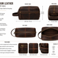 Premium Leather Grooming Bag