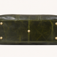 Vintage Leather Travel Duffel Bag – Green