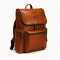 Premium Full-Grain Leather Crocodile Embossed Backpack