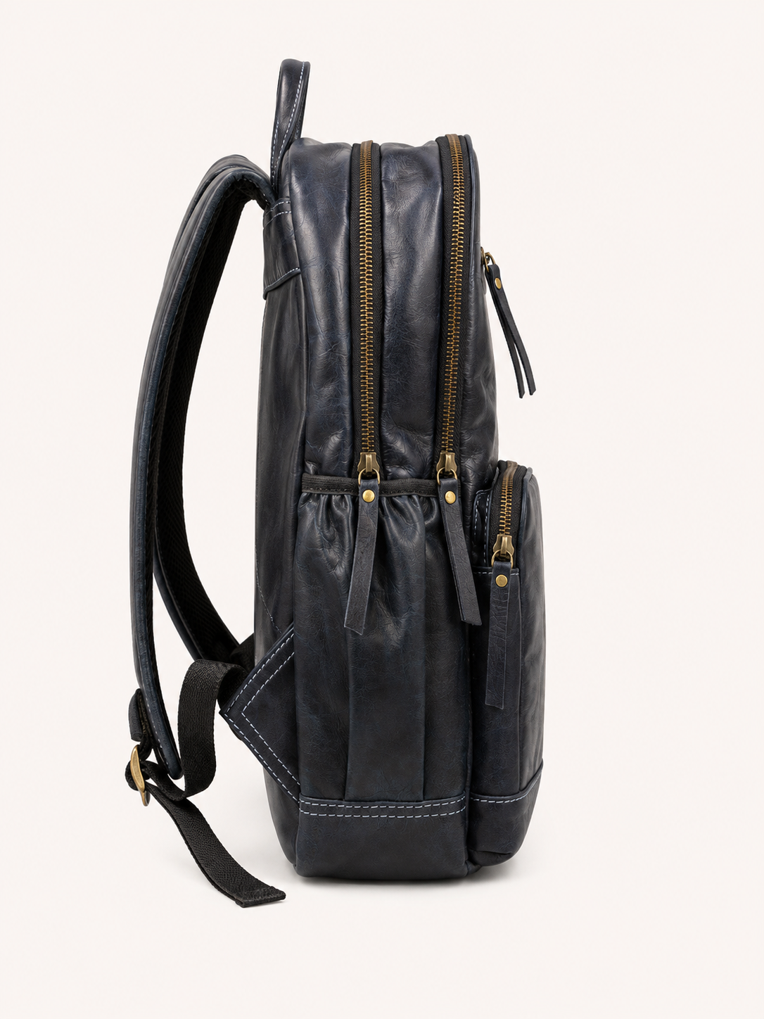 Premium Genuine Leather Laptop Backpack for Men & Women