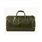 Vintage Leather Travel Duffel Bag – Green