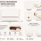 Woven Leather Flap Bag - White