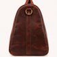 Vintage Leather Travel Duffel Bag – Reddish Brown